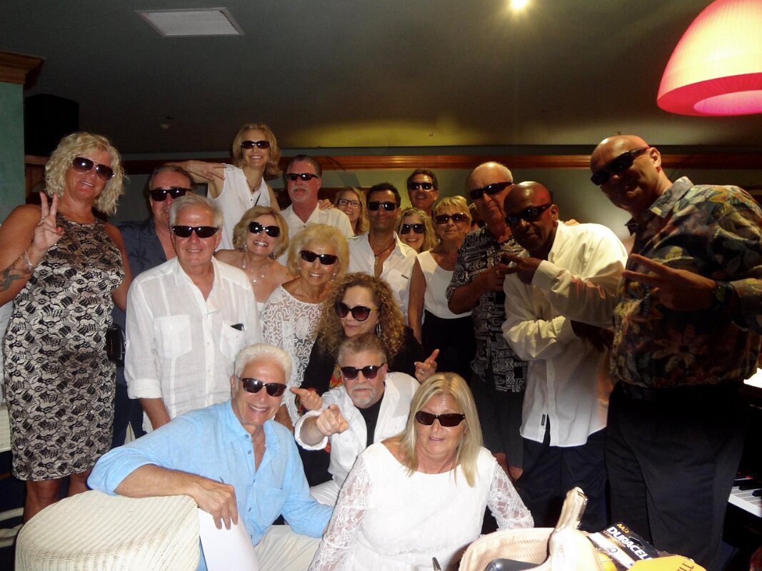 Our gang in the Piano Bar