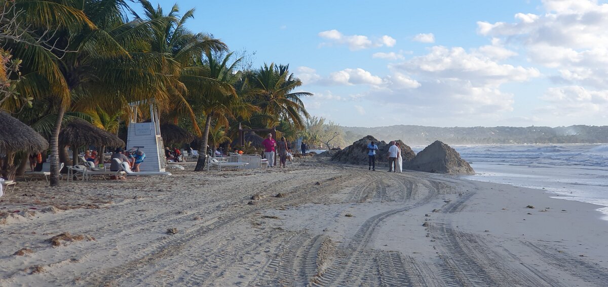 Clearing up after a storm